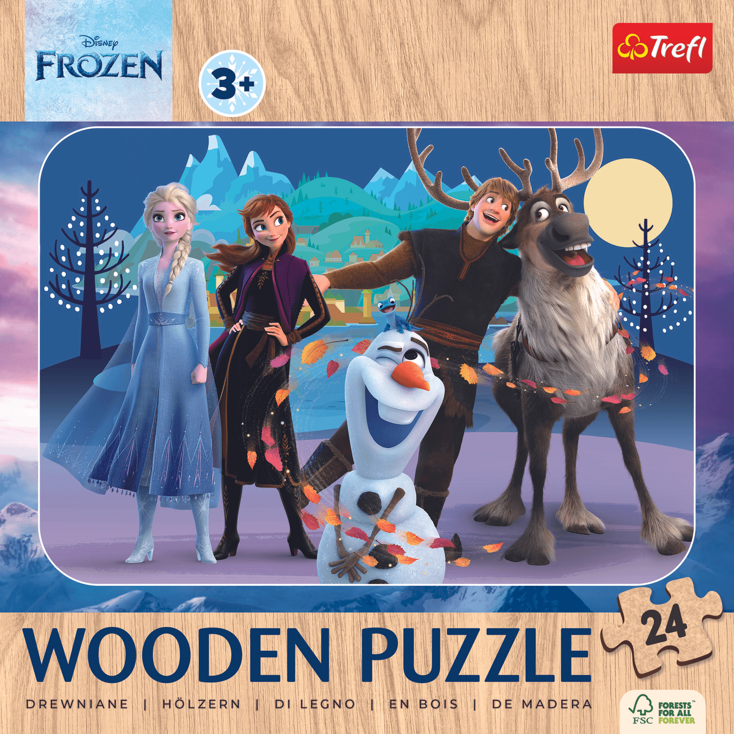 Frozen | Disney wooden puzzle-TREFL--