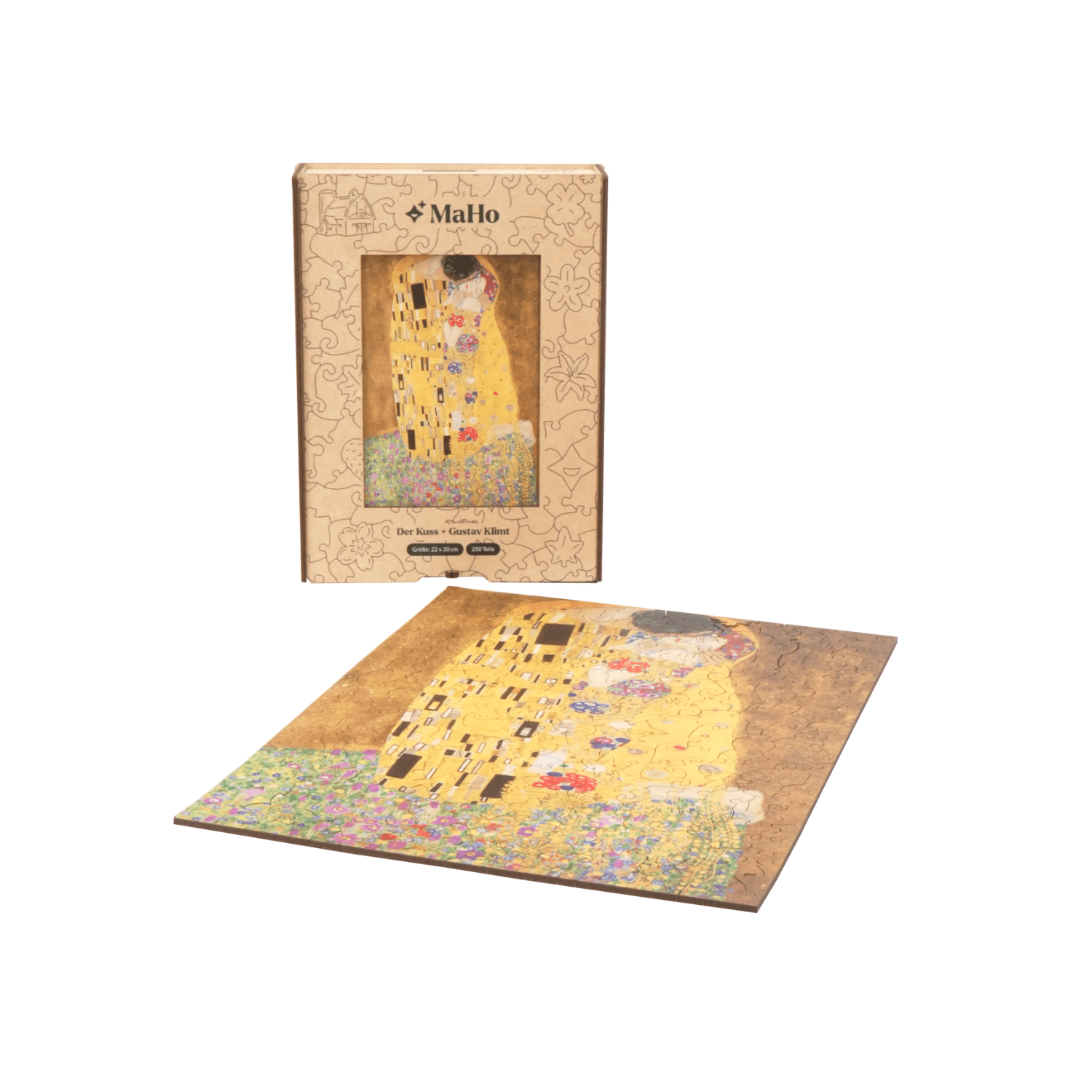 Der Kuss | Gustav Klimt Holzpuzzle (2D) MagicHolz