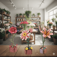 Eeuwige lente – Bloementrio-collectie 3D-puzzel MagicHolz
