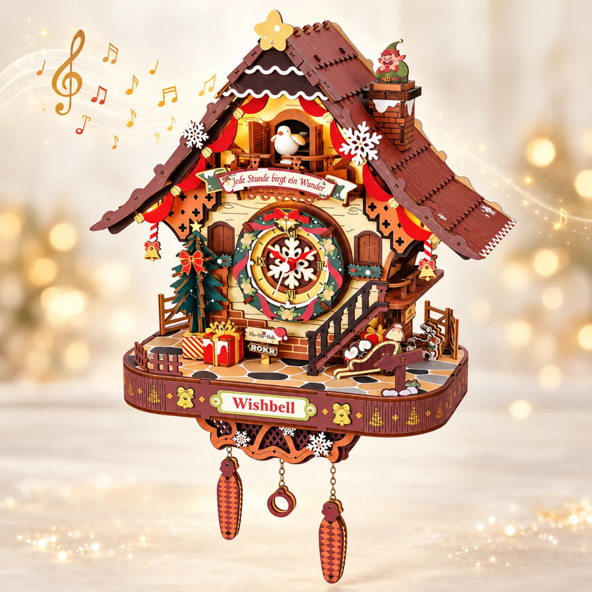 Weihnachts-Kuckucksuhr