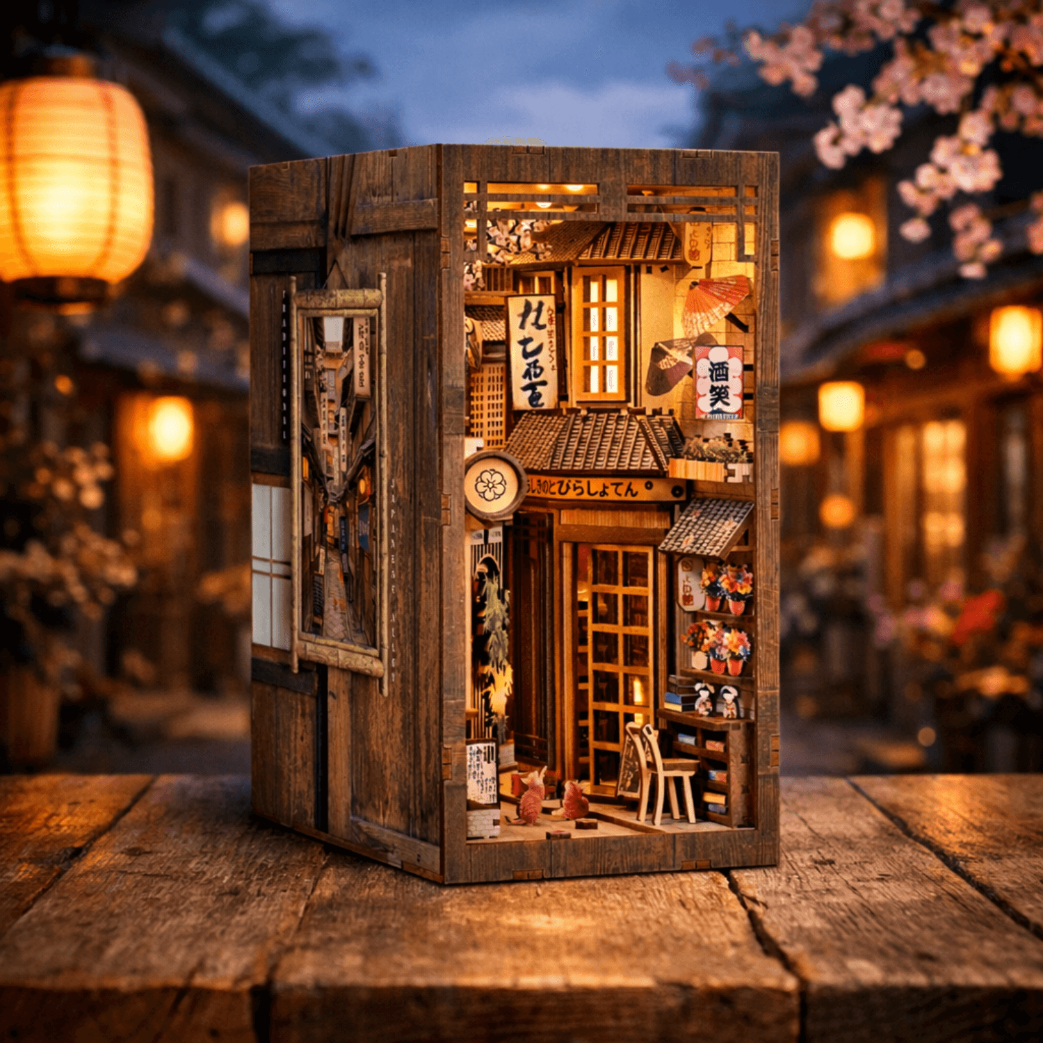 Traditionele Japanse steeg | BookNook