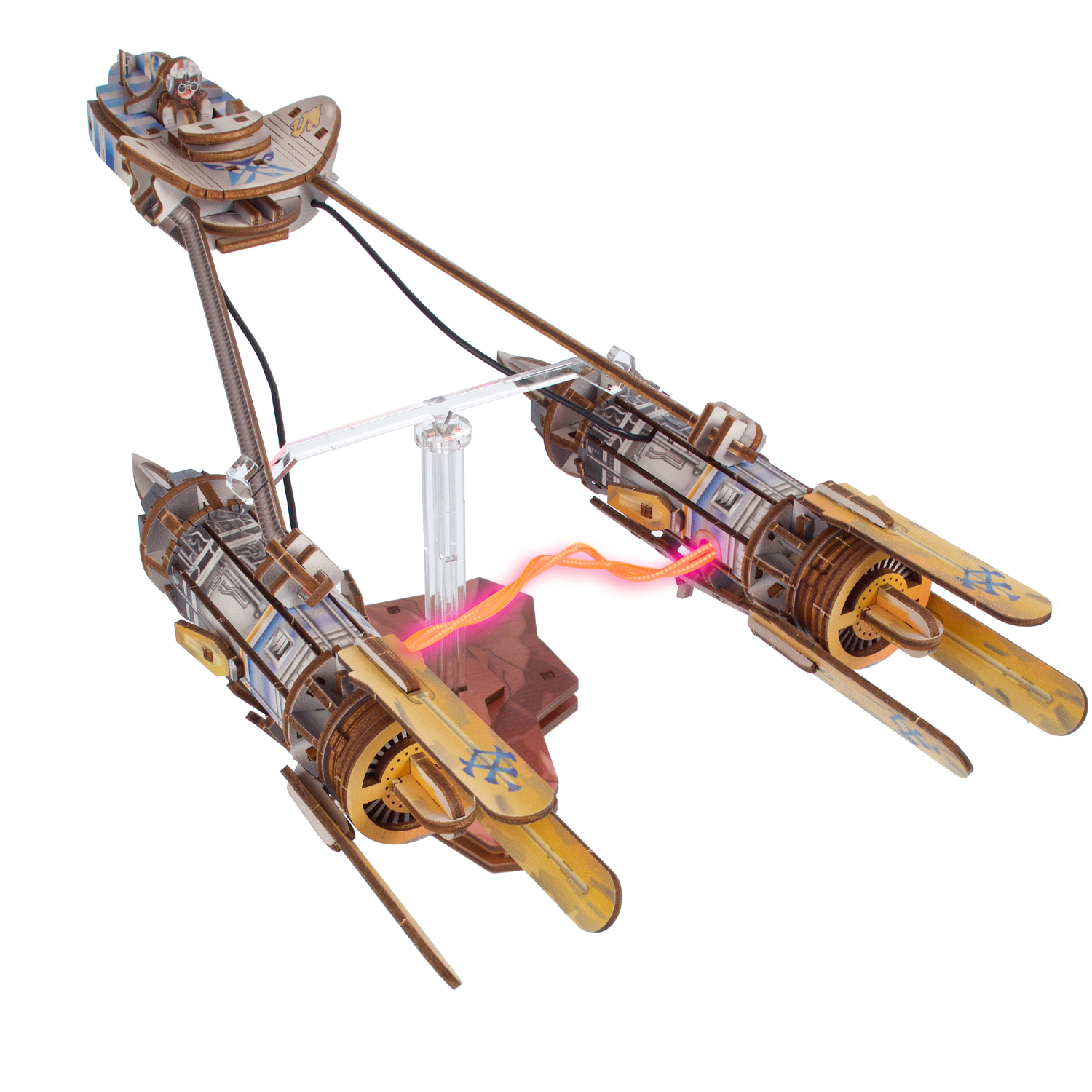 Anakin Skywalkers Podracer™ Mechanisches Holzpuzzle Ugears