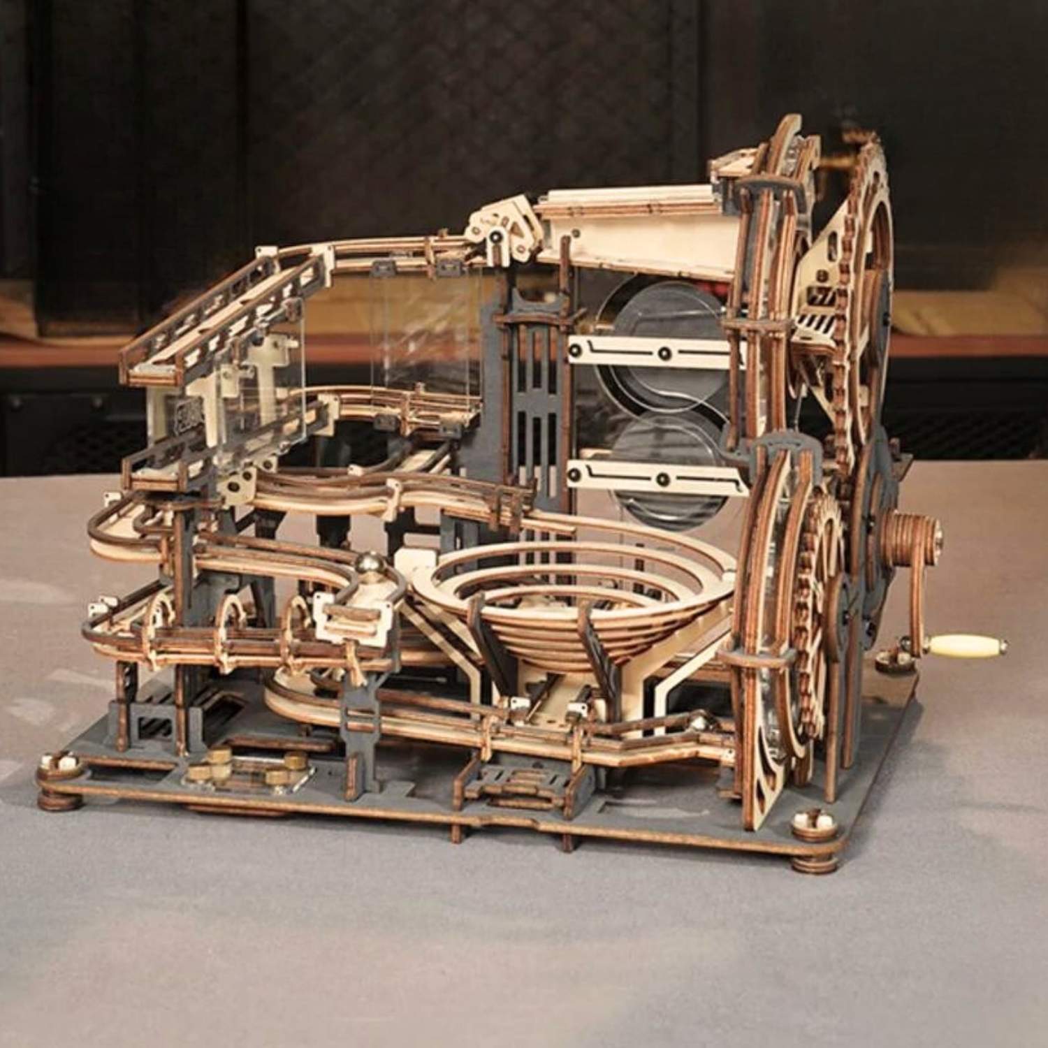 Marble Masters – Die nächste Stufe der Murmelmagie 3D Puzzle Robotime Murmelbahn Night City 2.0