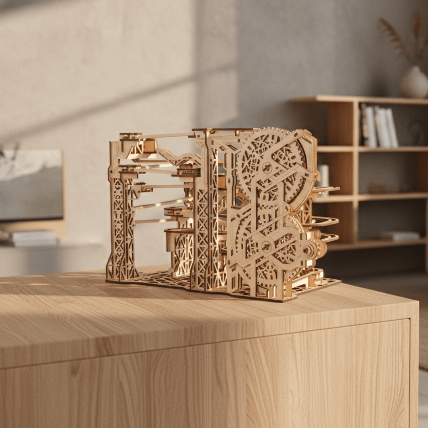 Puzzle mécanique en bois Marble Run Eco-Wood-Art Marble Run