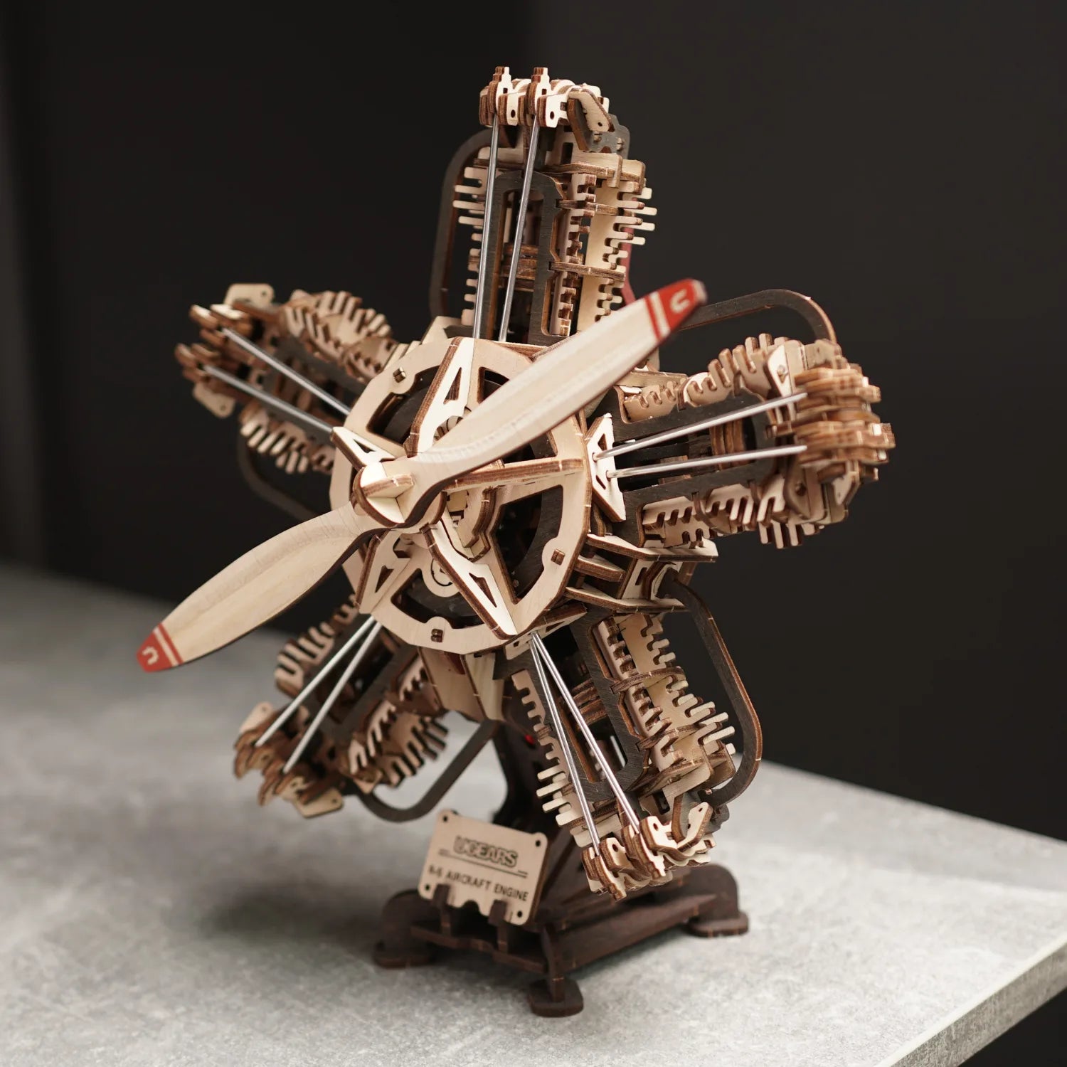 R-5-Flugzeugmotor Mechanischer Bausatz Ugears