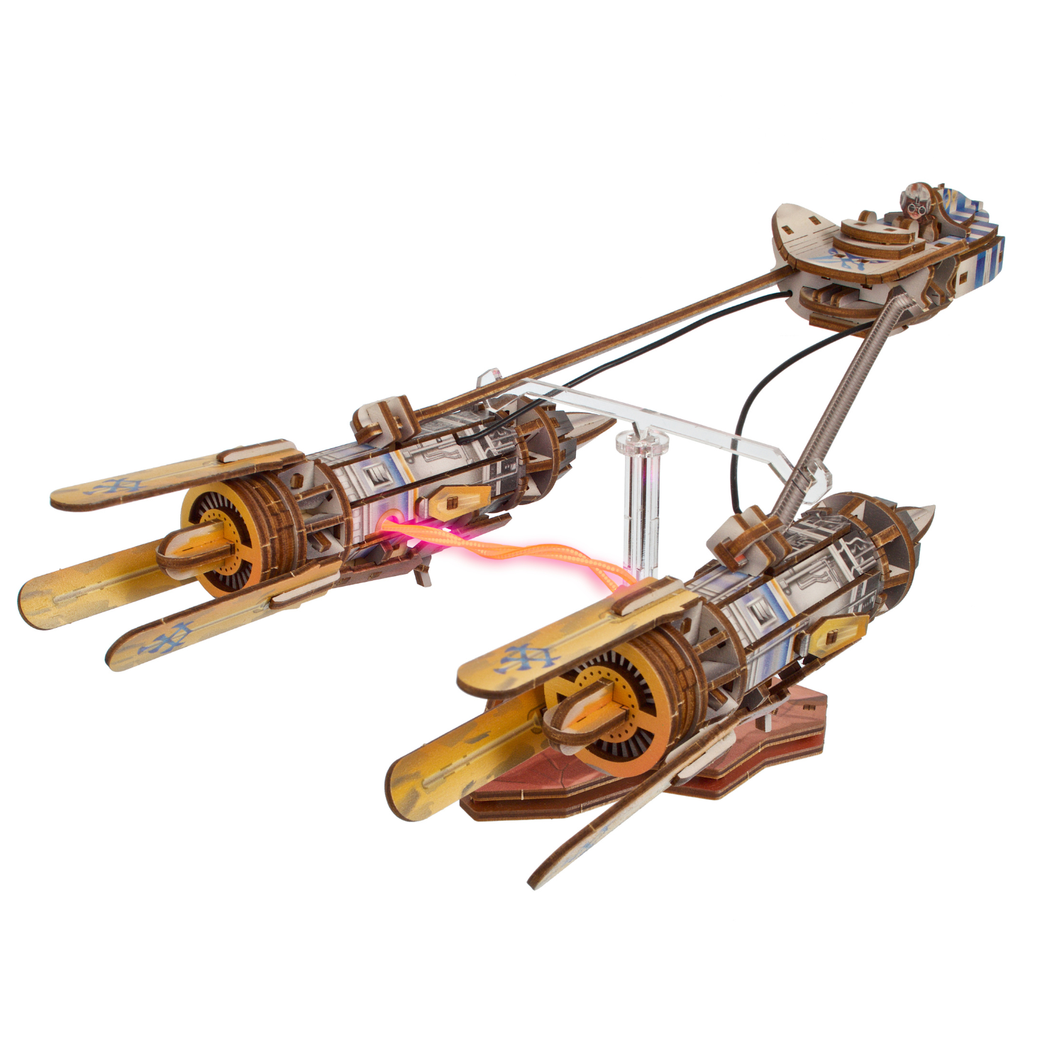 Anakin Skywalkers Podracer™ Mechanisches Holzpuzzle Ugears