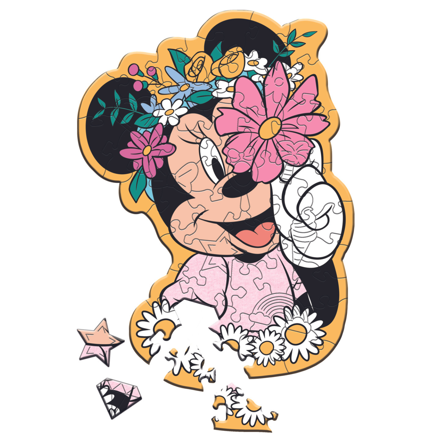 Disney | Minnie Mouse wooden puzzle-TREFL--