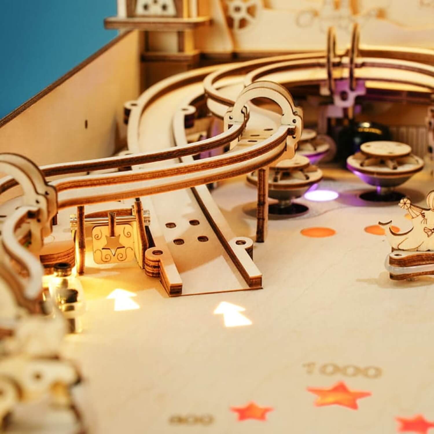 Pinball-Maschine – Mechanischer 3D-Flipper aus Holz 3D Puzzle Robotime