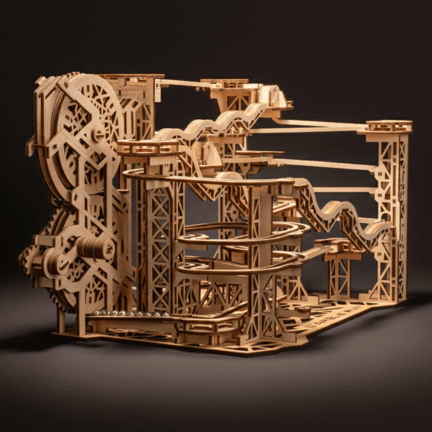 Marble Run Puzzle mécanique en bois Eco-Wood-Art