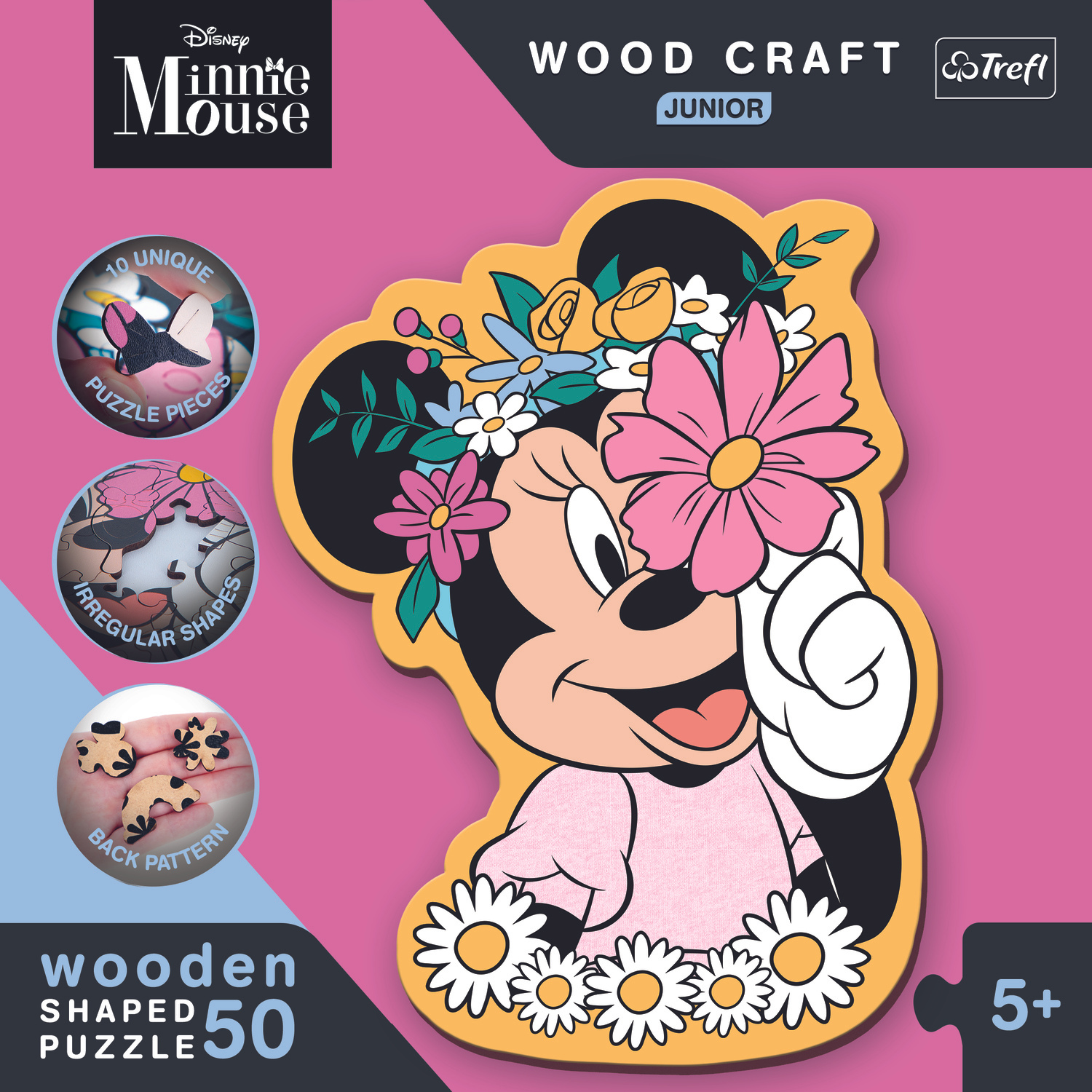 Disney | Minnie Mouse-Holzpuzzle-TREFL--