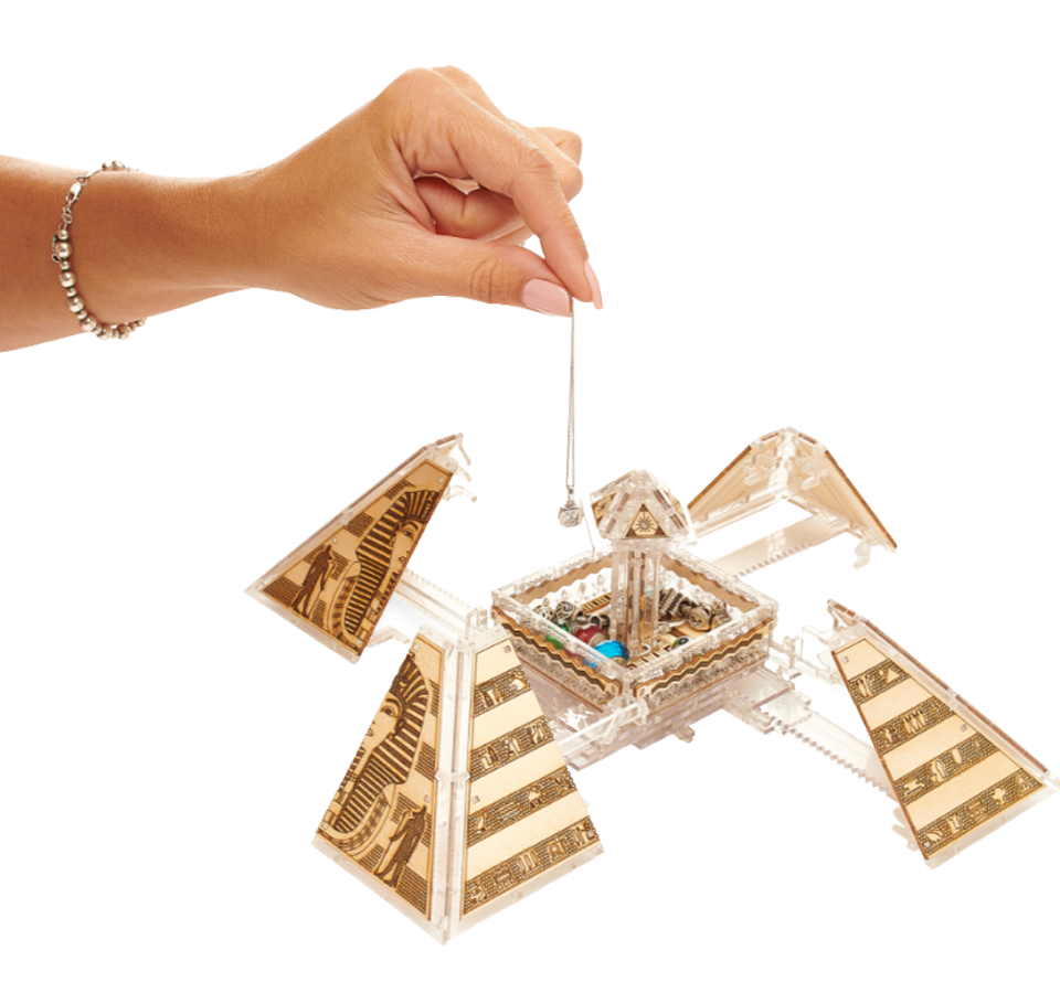 Geheimnisvolle Pyramide |  Schatzkiste-3D Puzzle-Veter Models--