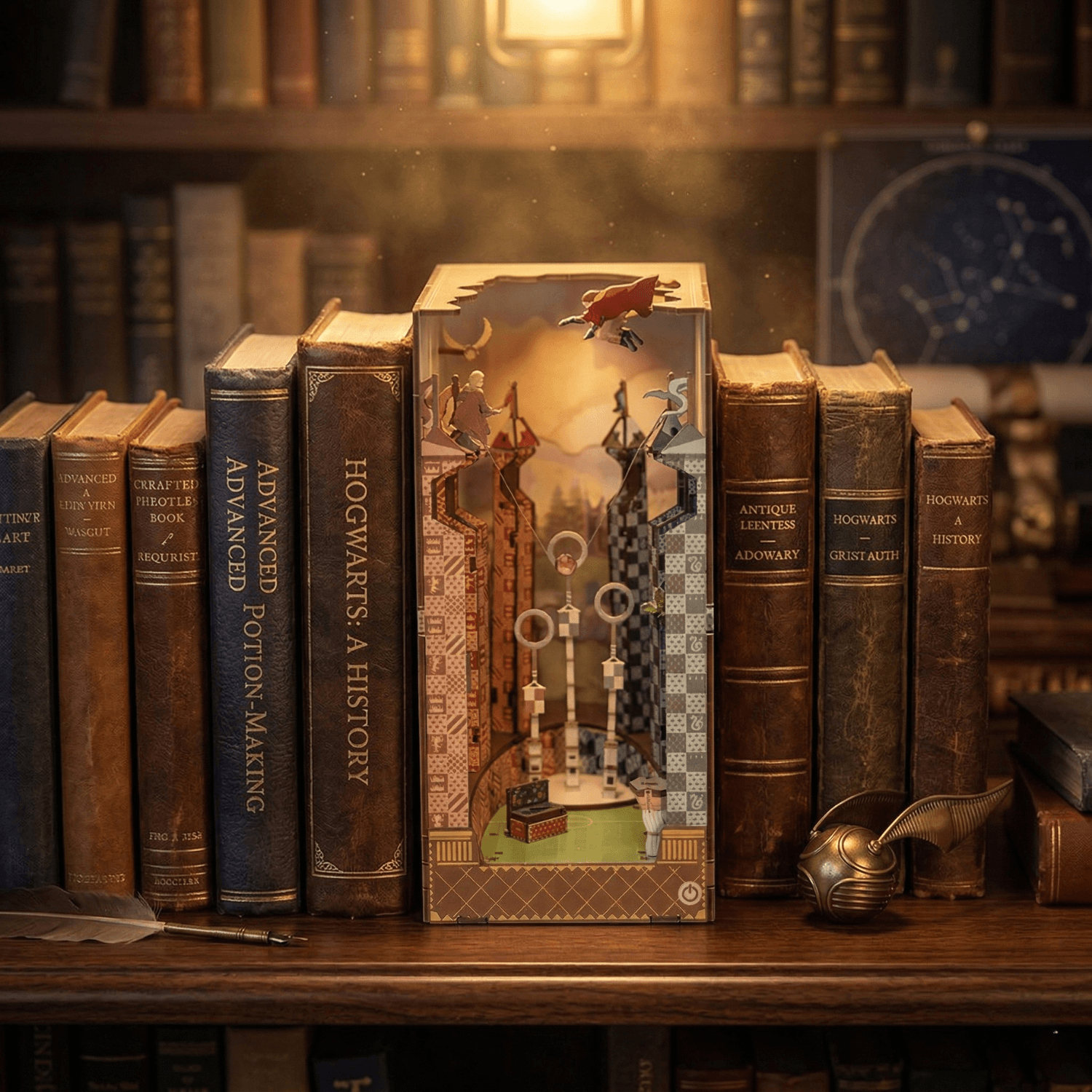 Harry Potter Quidditch Book Nook by Revell