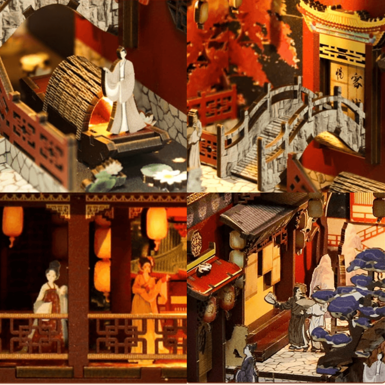 Chinese Golden Lantern Pavilion