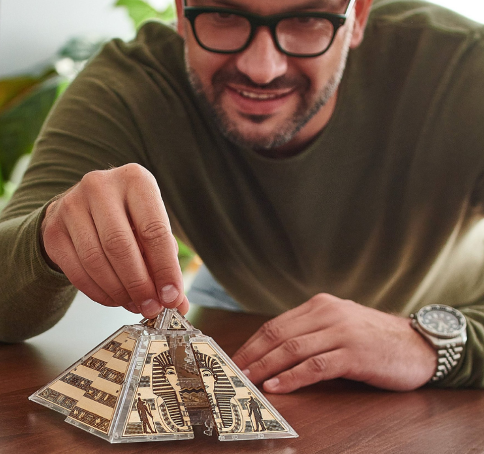 Pyramide mystérieuse | Coffre au trésor-3D Puzzle-Veter Models--