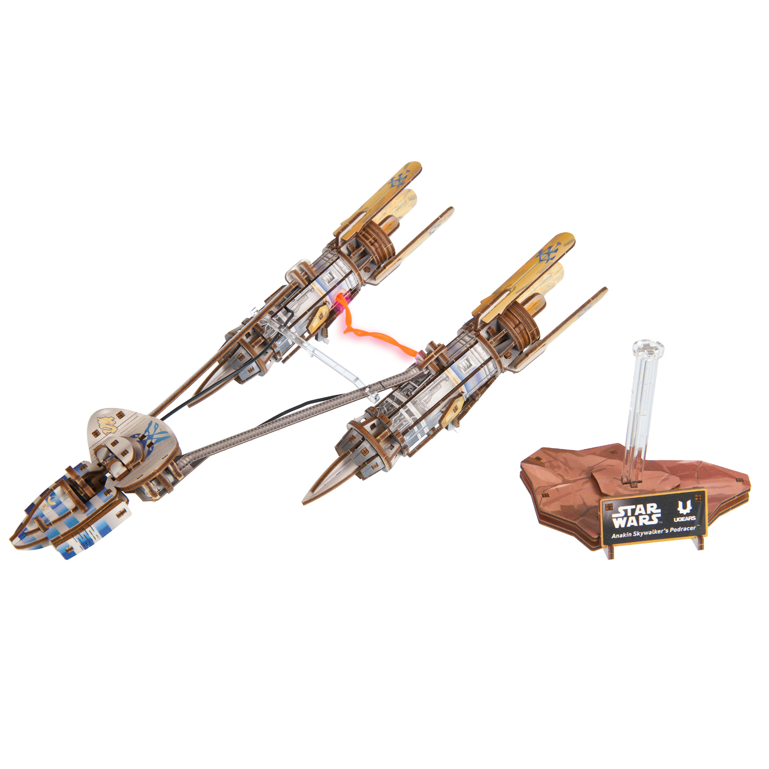 Anakin Skywalkers Podracer™ Mechanisches Holzpuzzle Ugears