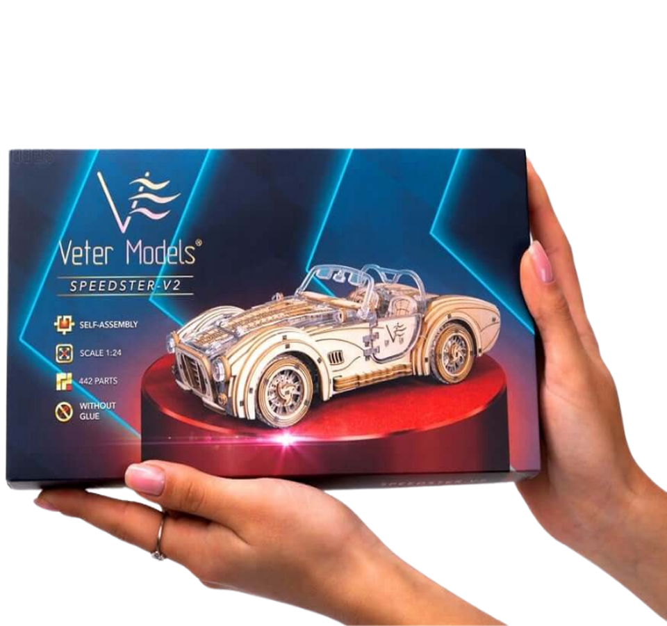 Speedster-V2-3D puzzel-Veter Models--
