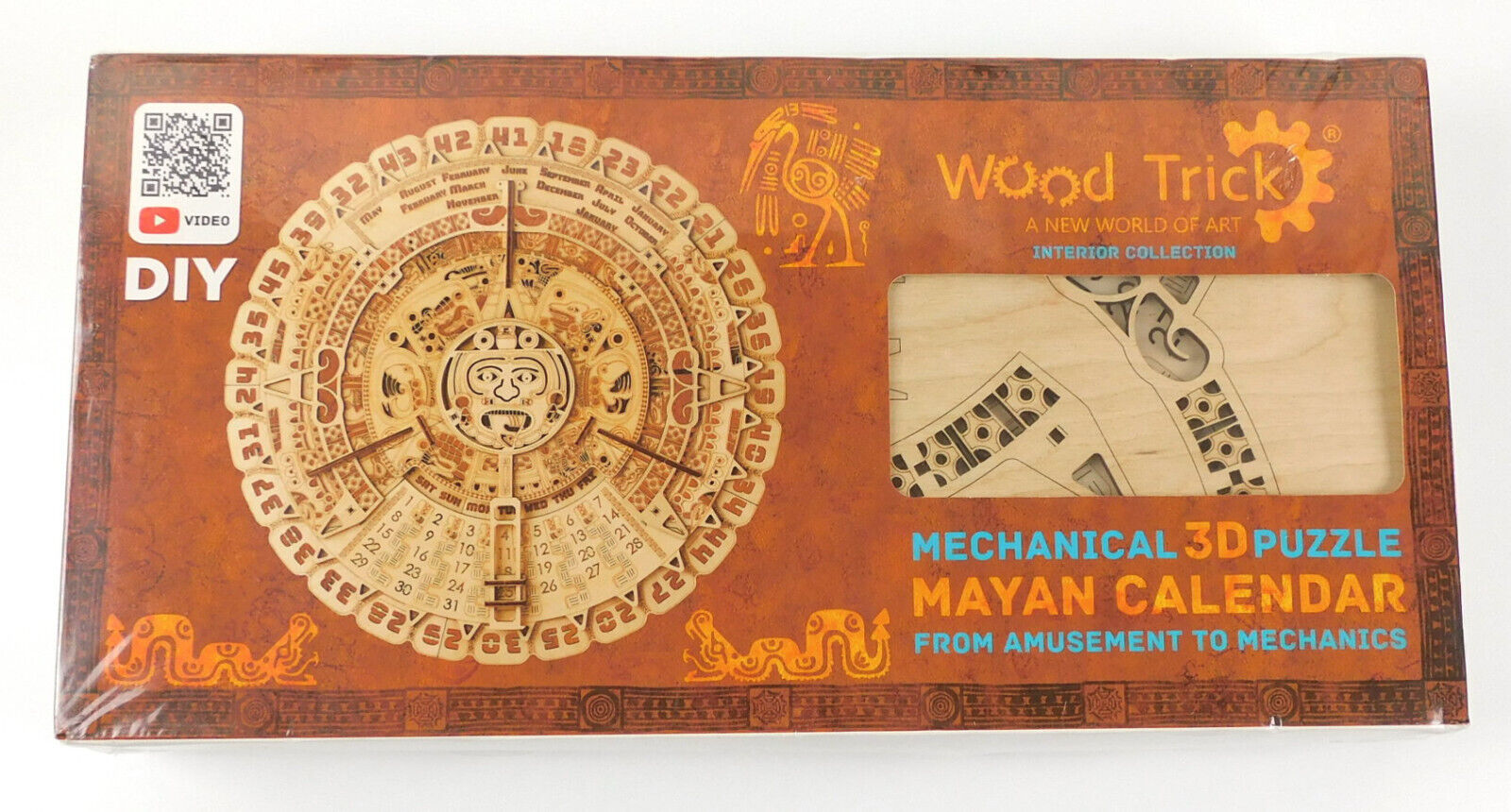 Maya Kalendar-Mechanisches Holzpuzzle-WoodTrick--