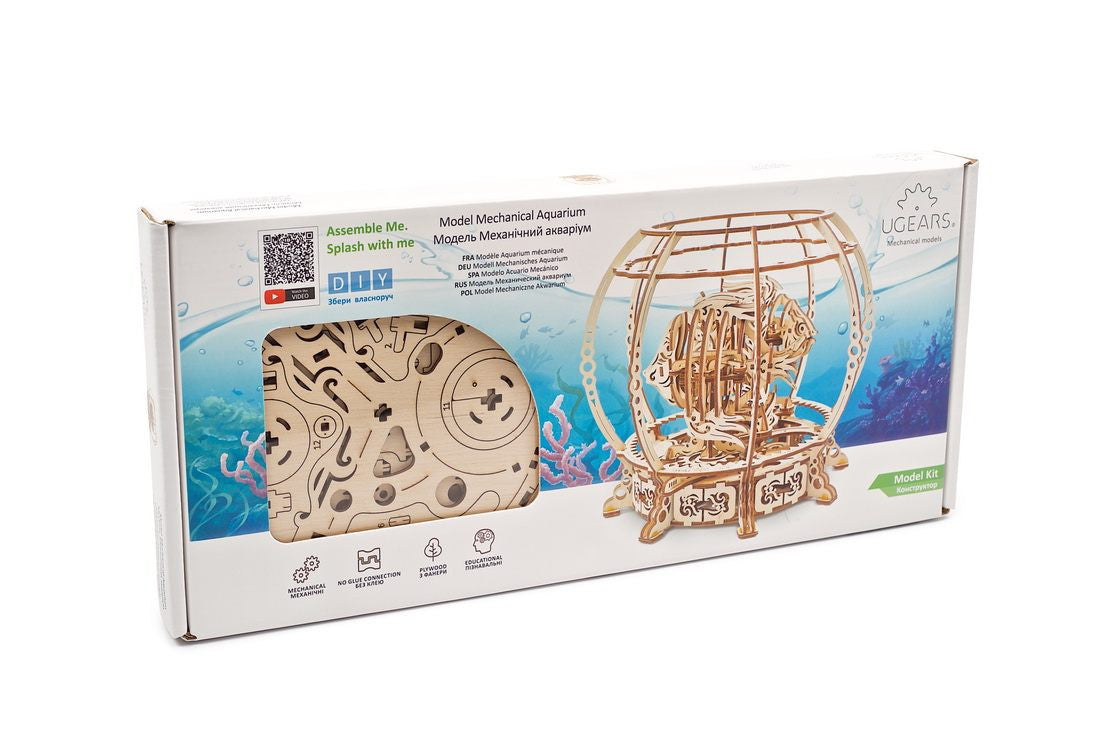 Mechanisches Aquarium-Mechanisches Holzpuzzle-Ugears--