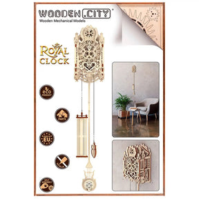 Royal Clock-Mechanisches Holzpuzzle-WoodenCity--