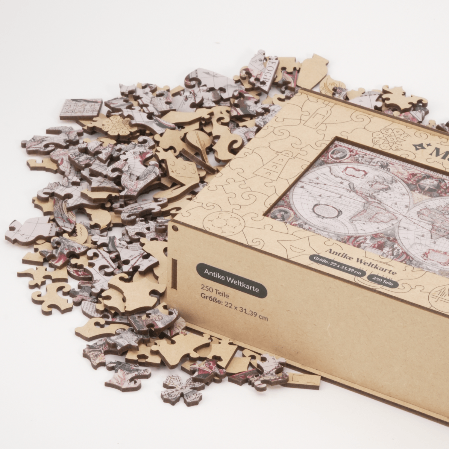Ancient World Map Wooden Puzzle (2D) MagicHolz