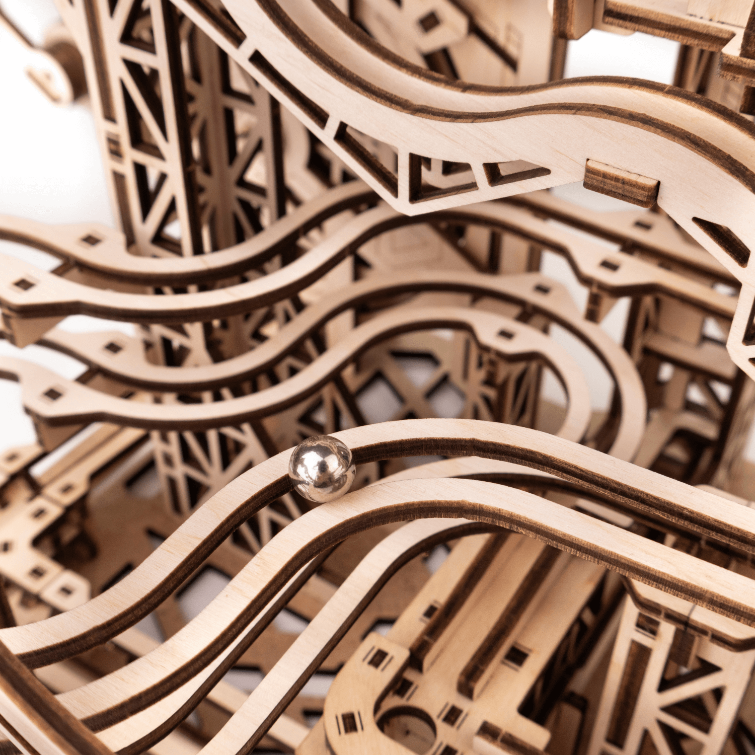 Marble Run Puzzle mécanique en bois Eco-Wood-Art