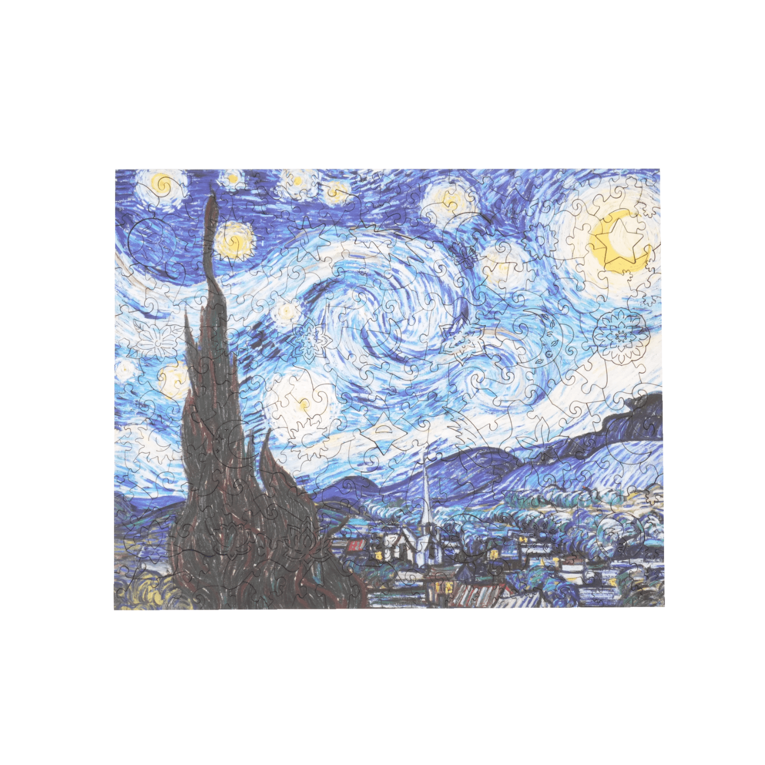 La Nuit étoilée | Puzzle en bois Vincent van Gogh (2D) MagicHolz