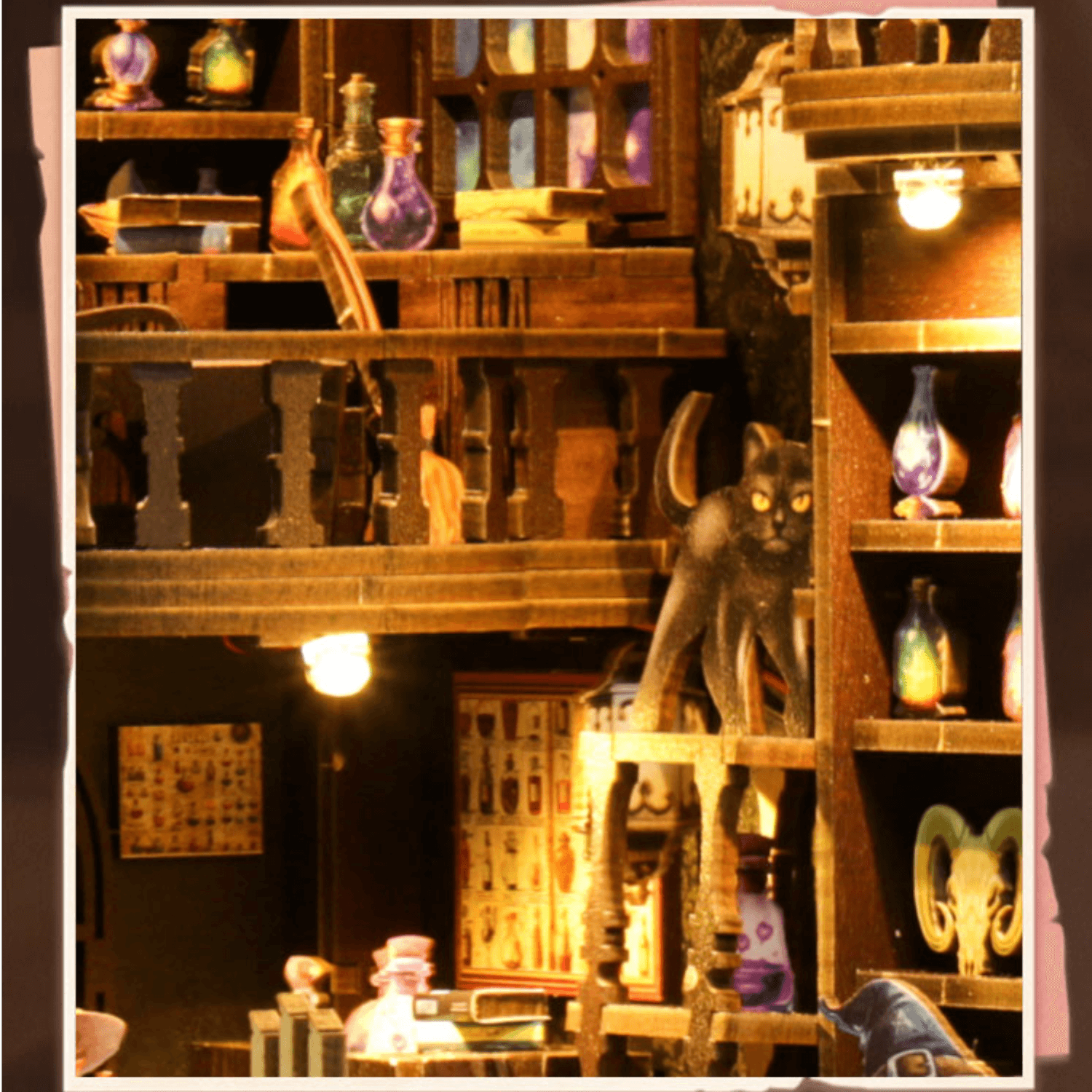 Alchemy Master | Diorama | Book Nook Diorama MagicHolz