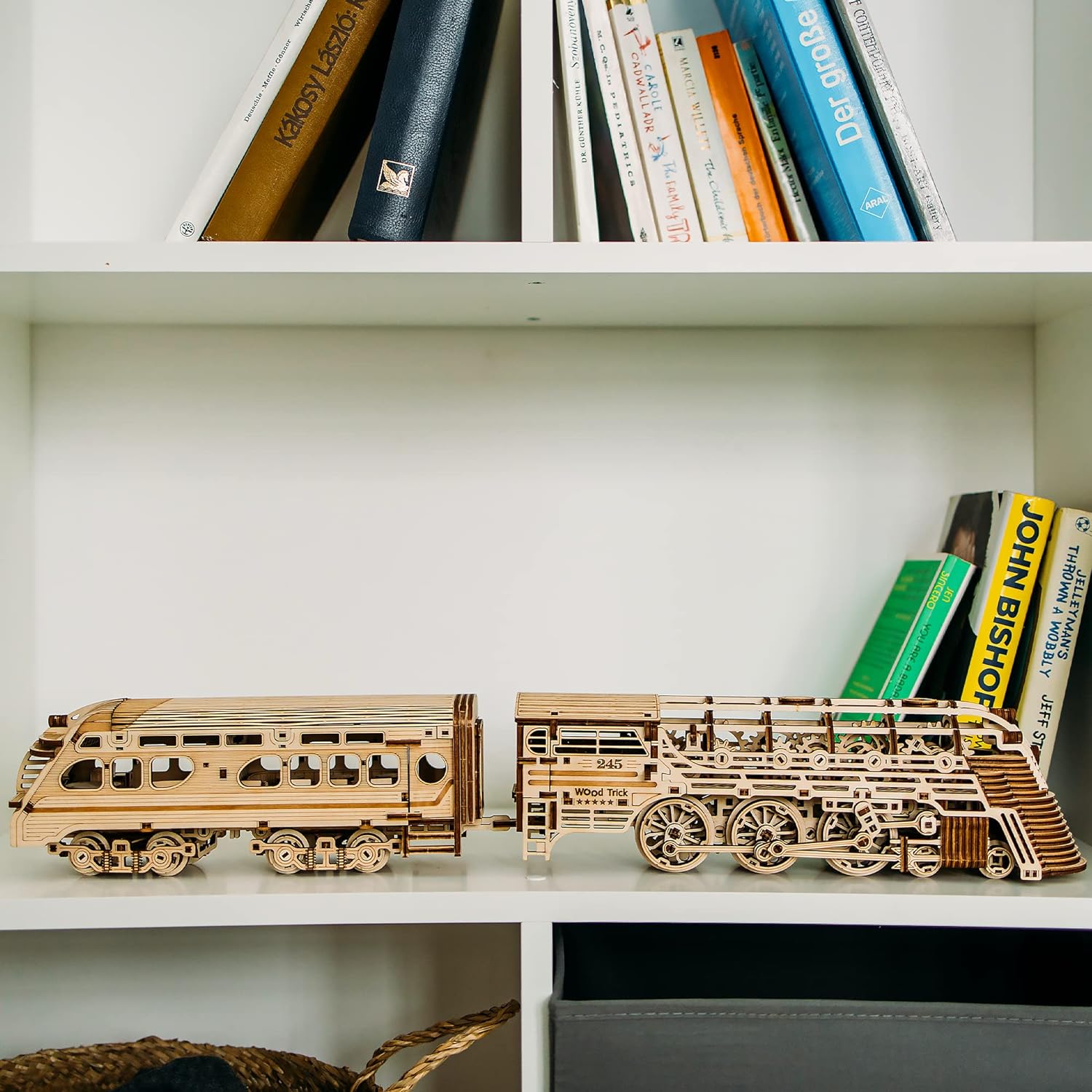 Atlantic Express Train Mechanical Wooden Puzzle-WoodTrick--