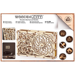 Kinetic Picture | Kinetic Picture-Mechanical Wooden Puzzle-WoodenCity--