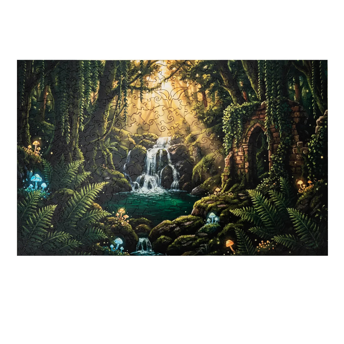 Mystical Waterfall Wooden Puzzle (2D) MagicHolz