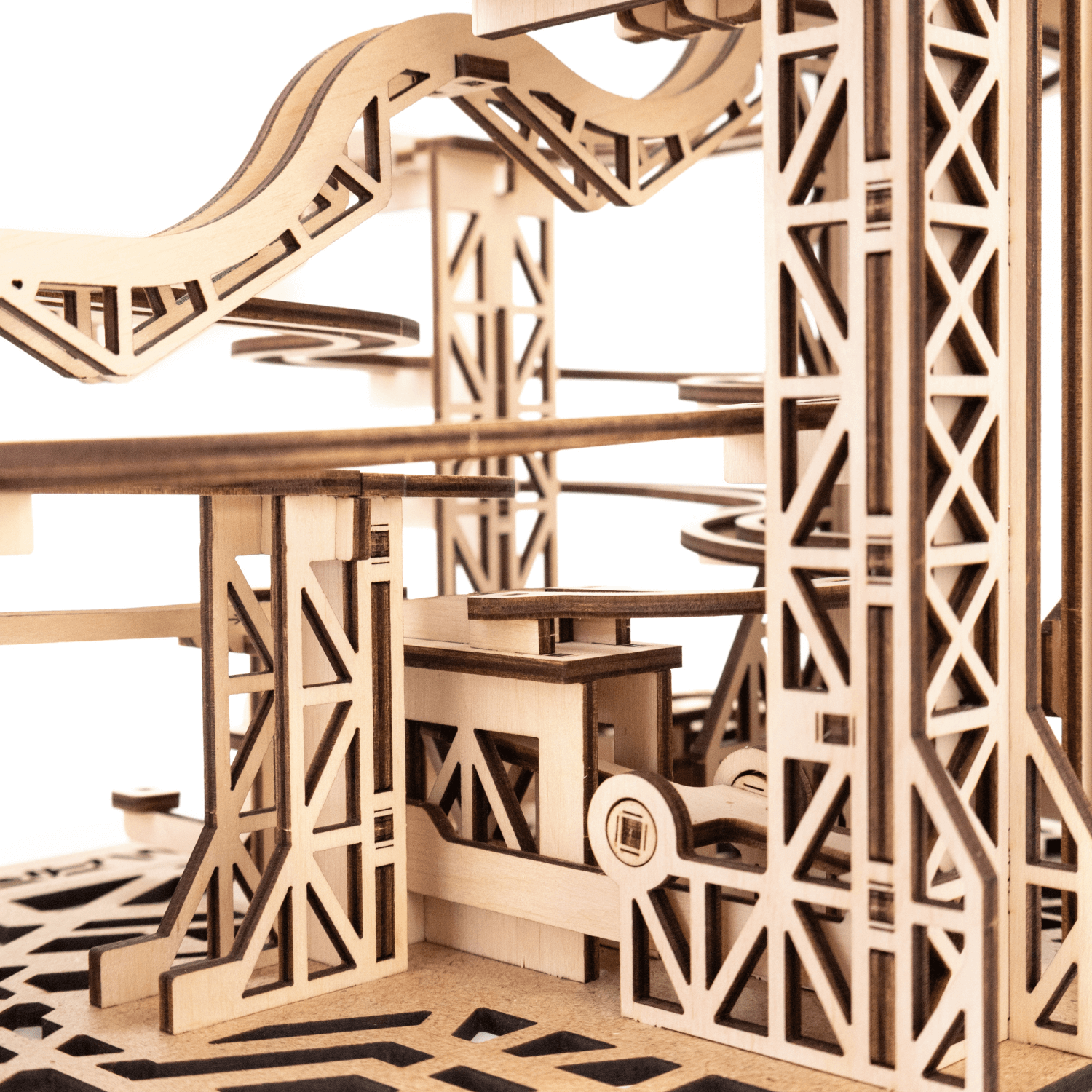Marble Run Puzzle mécanique en bois Eco-Wood-Art