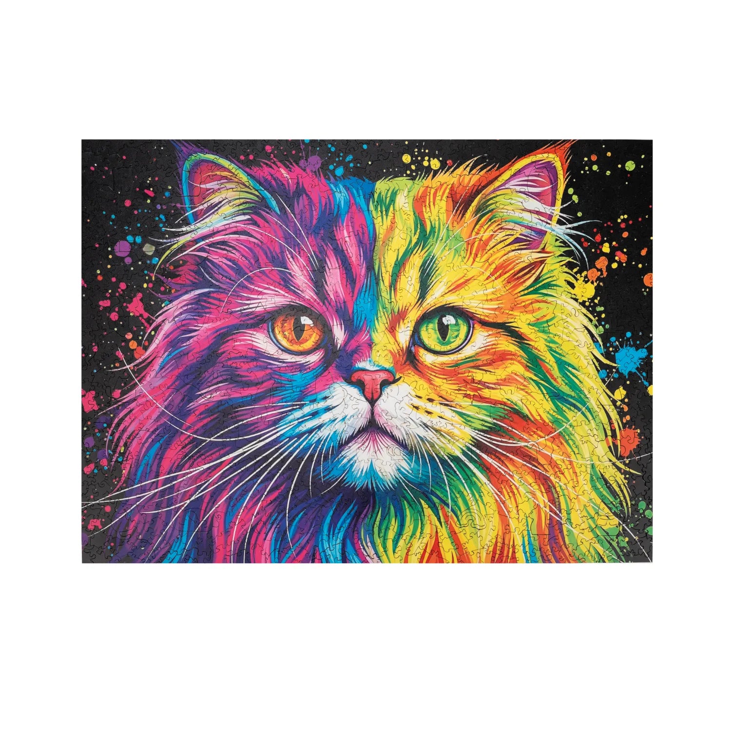 Kleurrijke Perzische kat houten puzzel (2D) MagicHolz