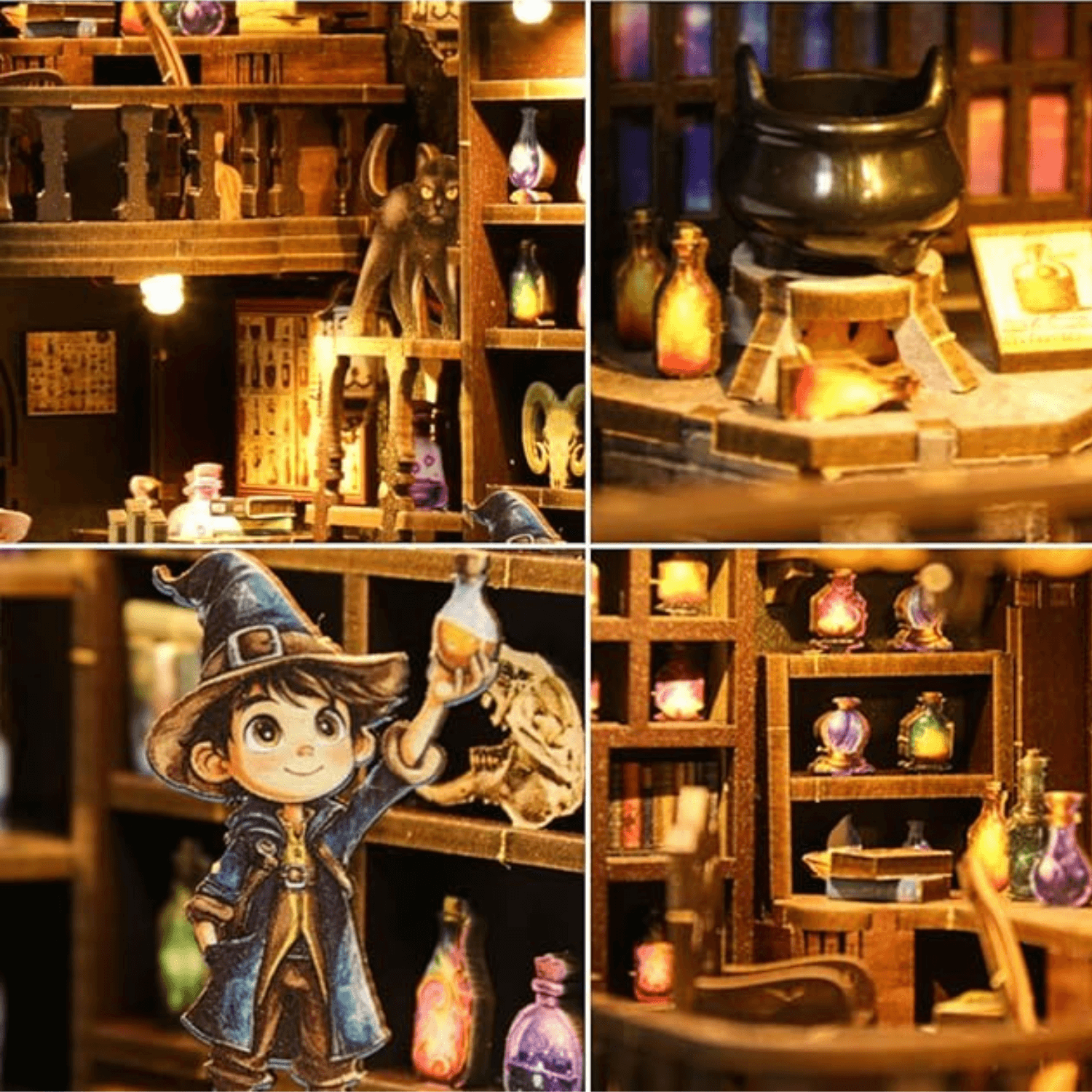 Alchemy Master | Diorama | Book Nook Diorama MagicHolz