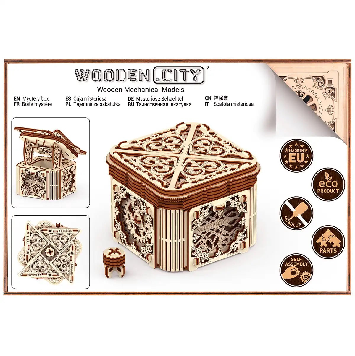 Mystery Box-Mechanical Wooden Puzzle-WoodenCity--