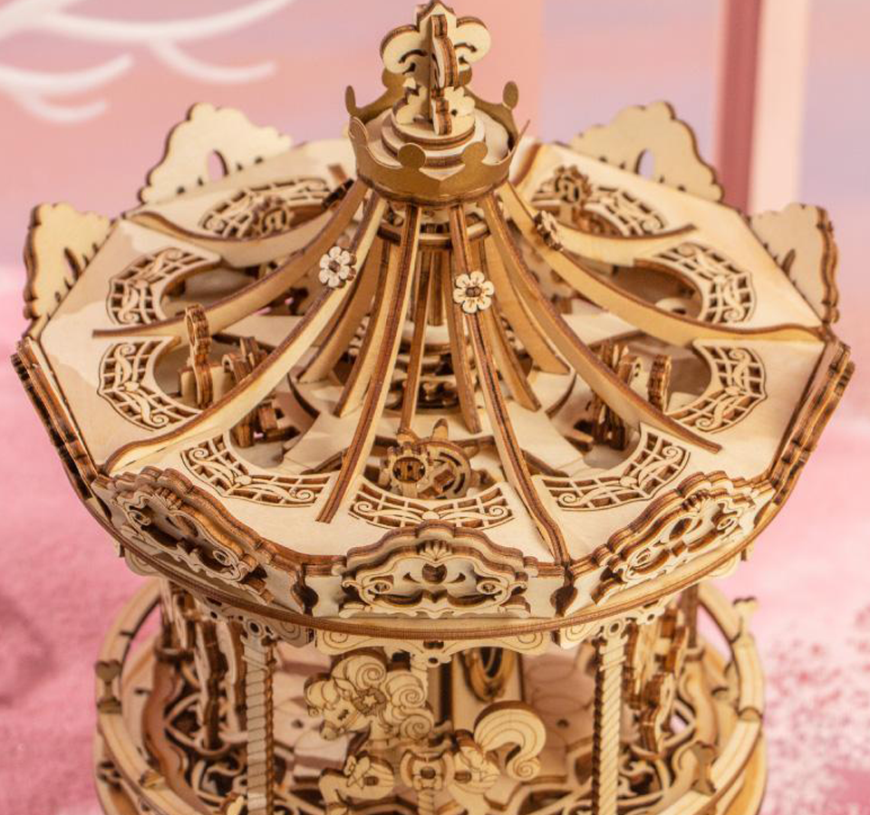 Romantic Carousel-3D Puzzle-Robotime--