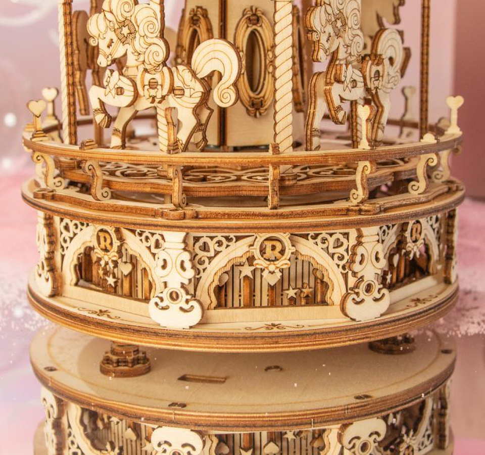 Romantic Carousel-3D Puzzle-Robotime--