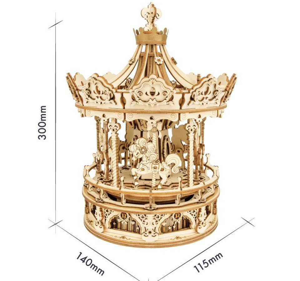 Romantic Carousel-3D Puzzle-Robotime--