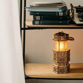 Antique Lantern-Mechanical Wooden Puzzle-WoodTrick--