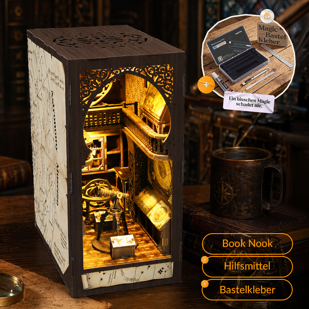 Sternenzauber — Astronomie Book-Nook für Mama Book Nook MagicHolz