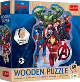 Marvel | Avengers | Wooden Puzzle 50 wooden puzzles-TREFL--