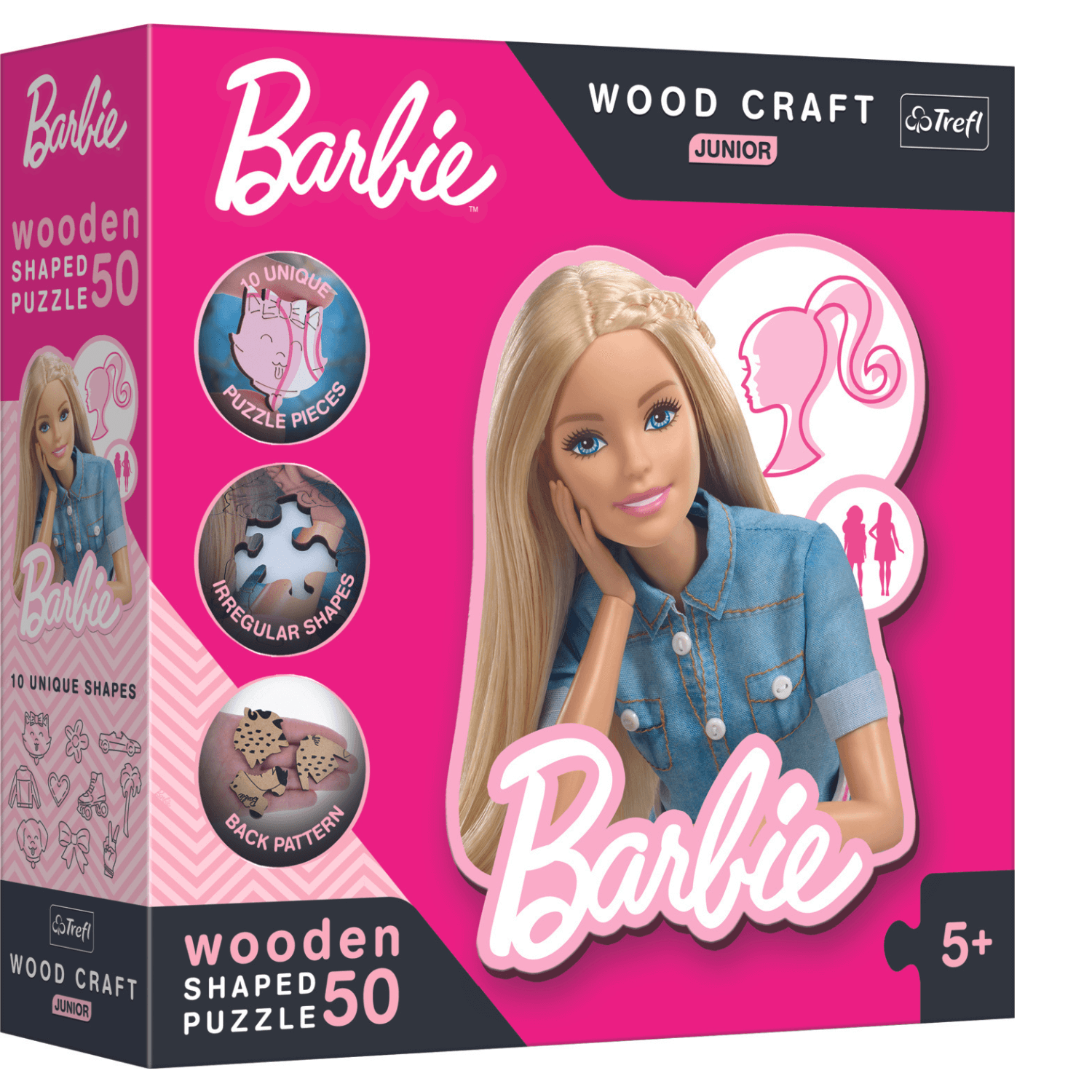 Barbie | Wooden Puzzle 50 wooden puzzle-TREFL--