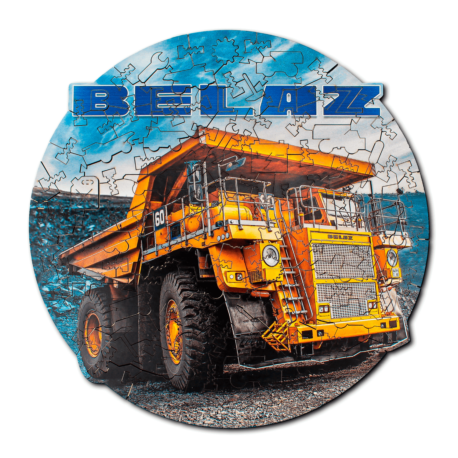 Belaz | Houten Puzzel-Eco-Hout-Kunst...