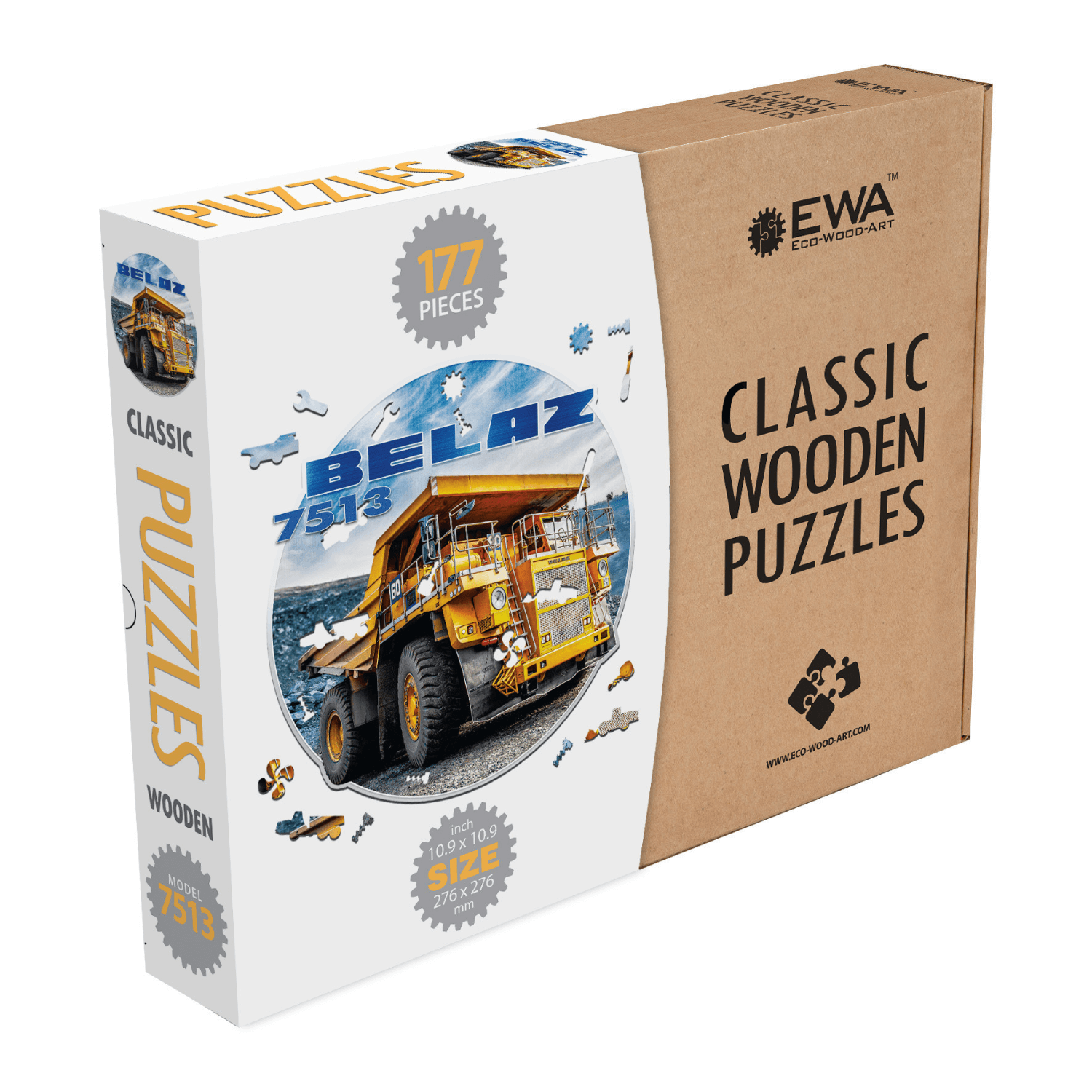 Belaz | Houten Puzzel-Eco-Hout-Kunst...