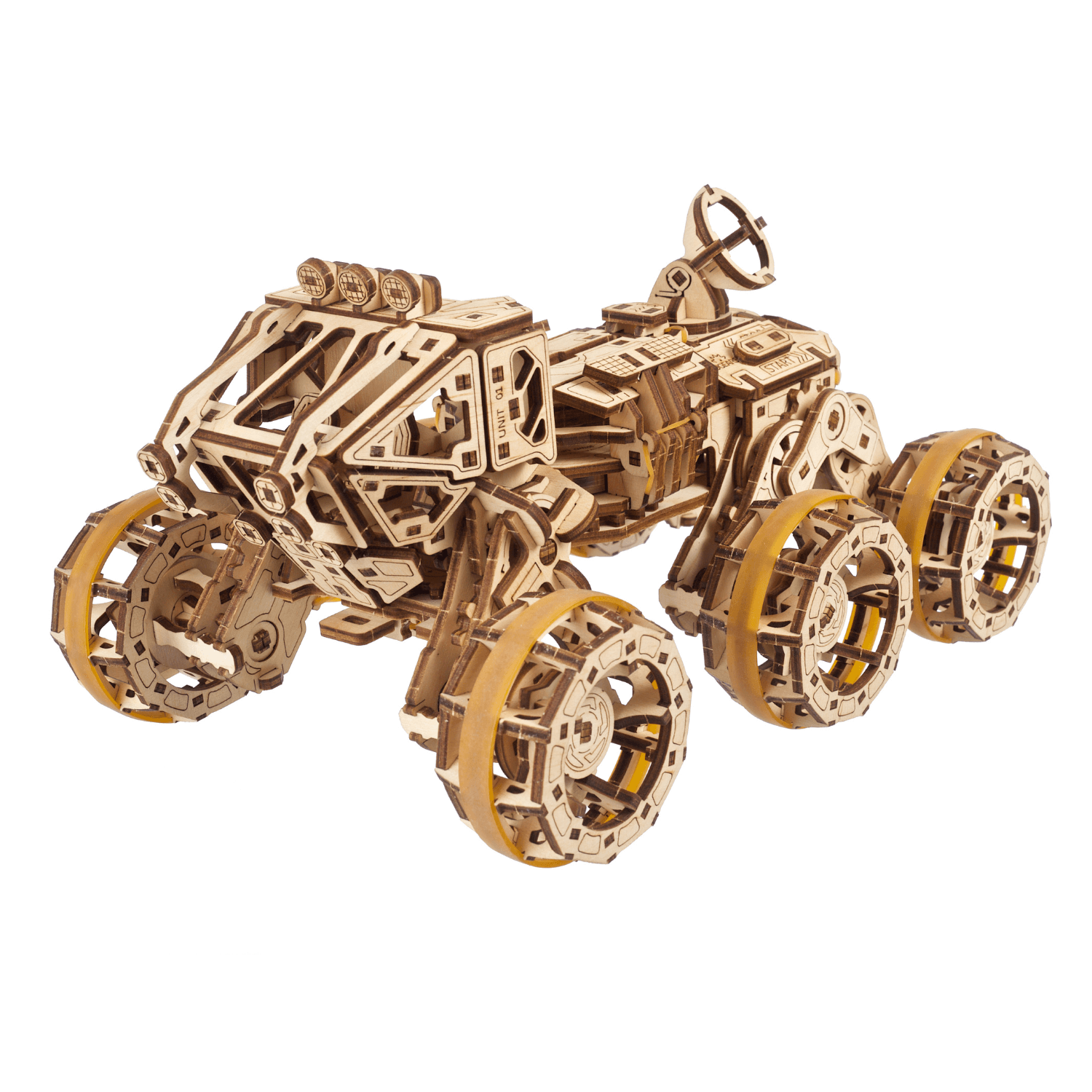 Bemannter Mars-Rover-Mechanisches Holzpuzzle-Ugears--