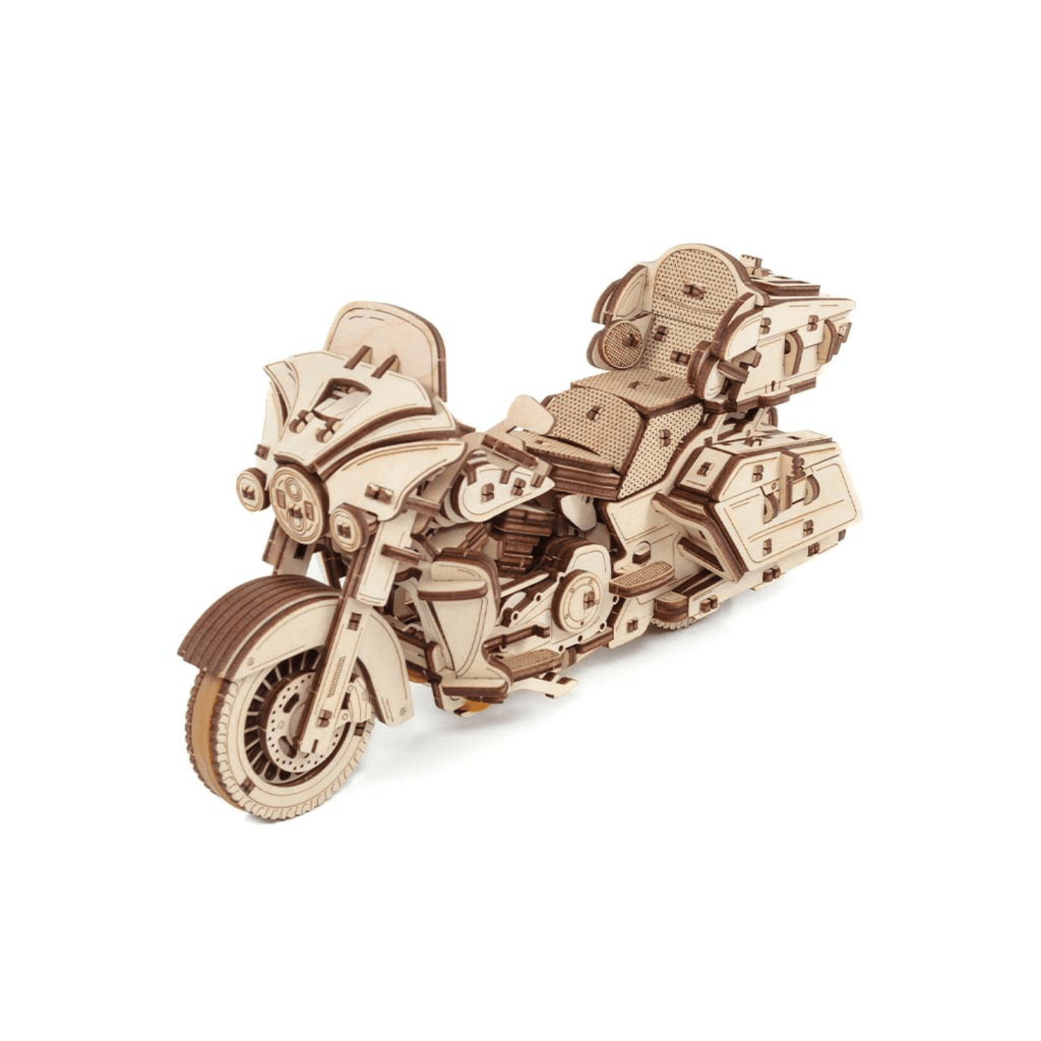 Motorrad | Bike-Mechanisches Holzpuzzle-Eco-Wood-Art--