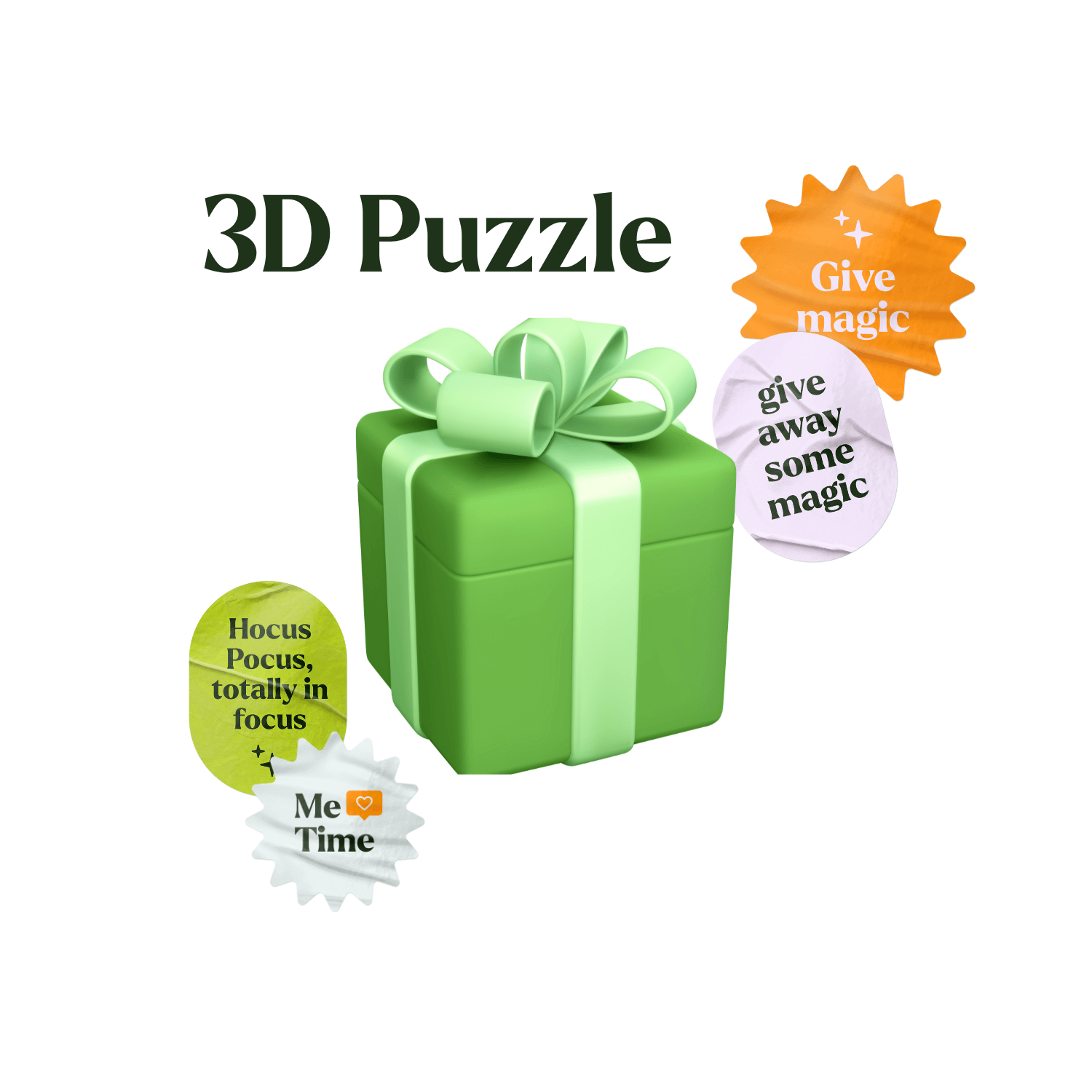 3D Puzzle | Überraschungs-Geschenk--MagicHolz--