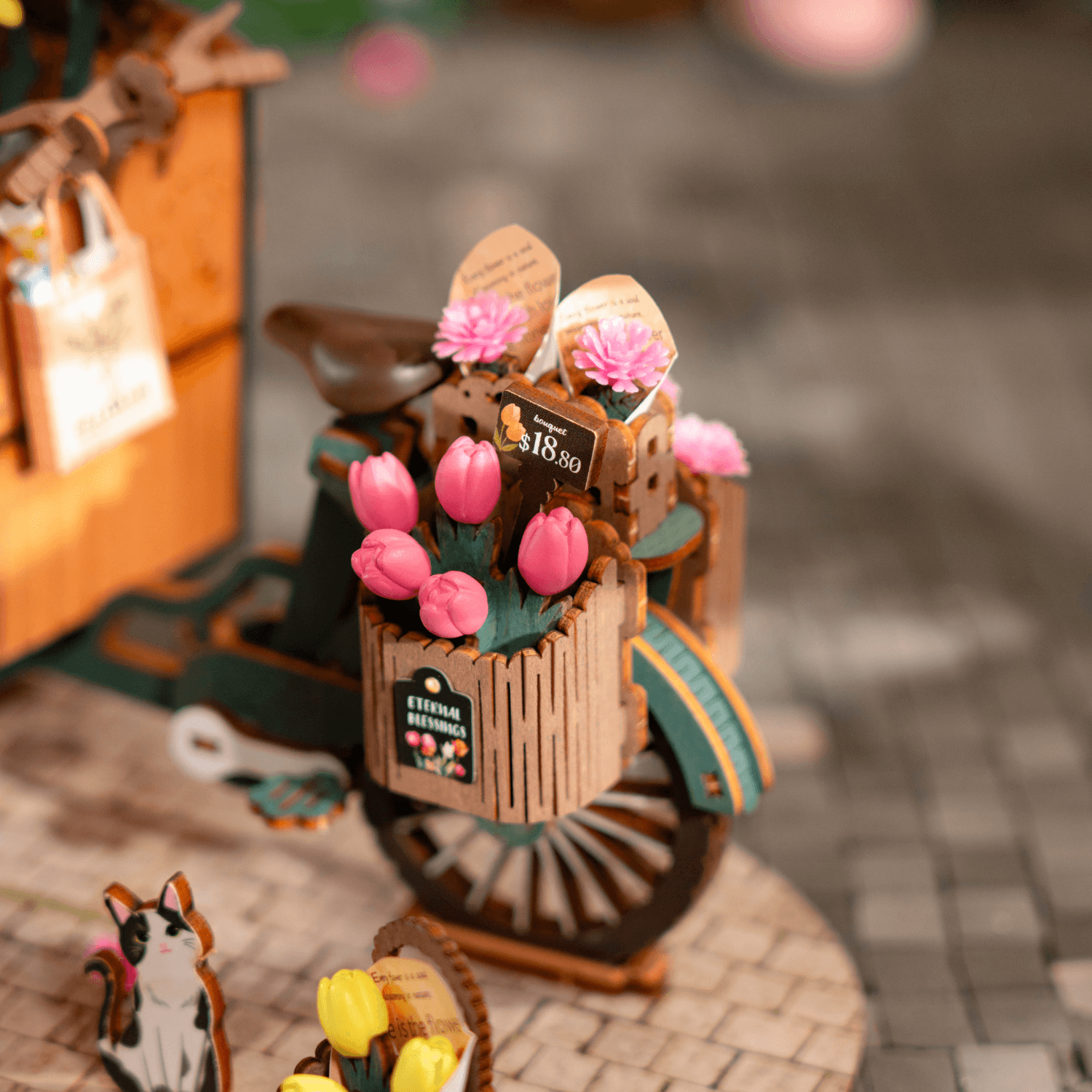 Flower bike | Rolife-3D Puzzle-Robotime--