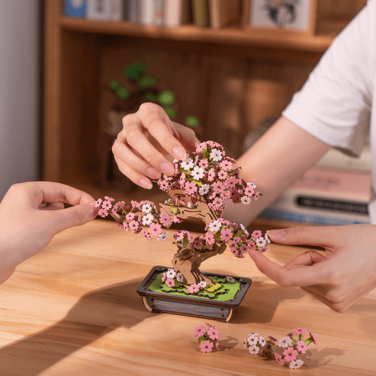 Bonsai l Sakura & Pine Wooden Puzzle-Robotime--