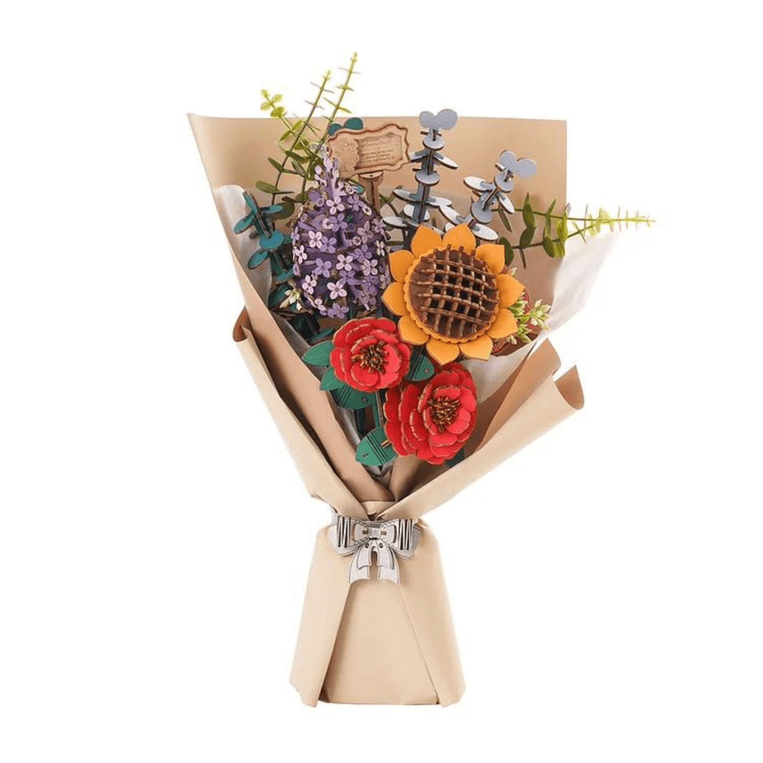 Printemps éternel | Bouquet de fleurs Puzzle en bois-Rowood--