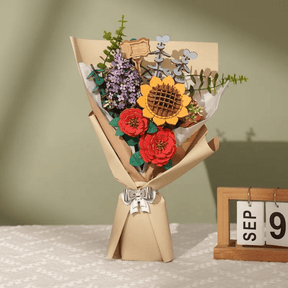 Ewiger Frühling | Blumenbouquet-Holzpuzzle-Rowood--